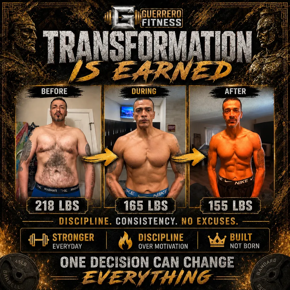 Guerrero Fitness client transformation 2